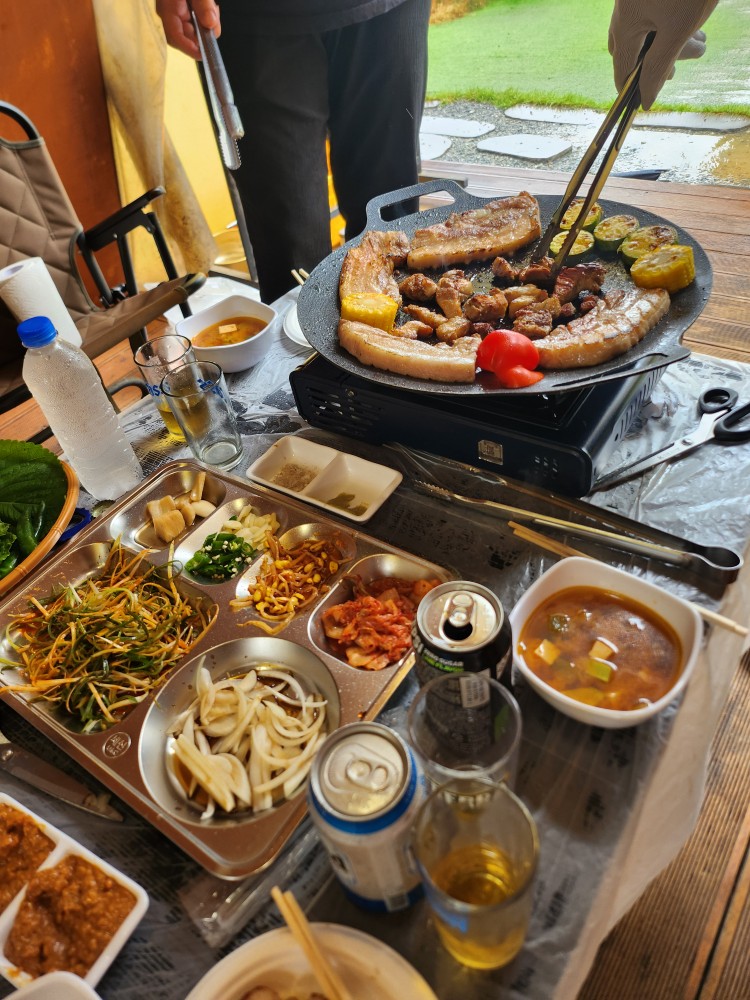 바베큐 상차림