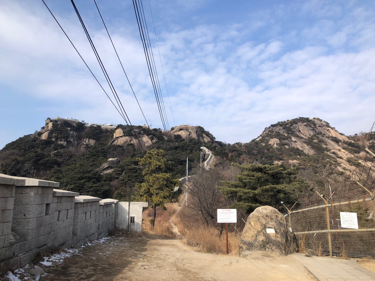인왕산-성곽길-등산로
