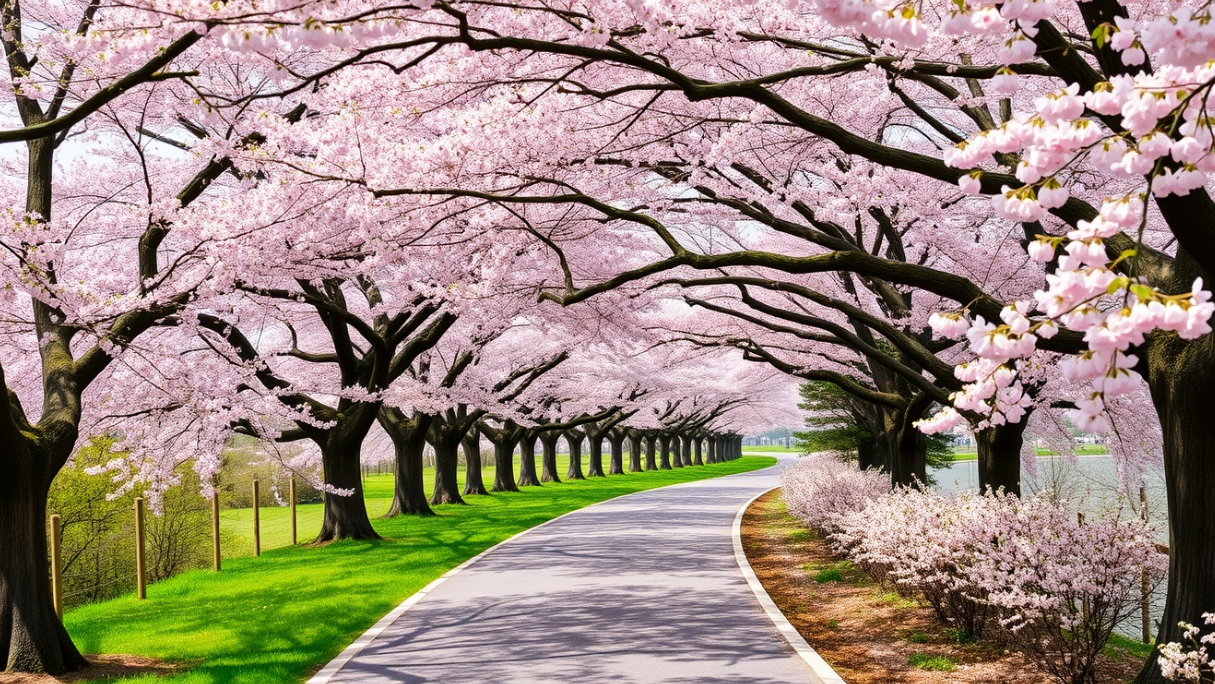 🌸 2025 광주 벚꽃 개화 지도 &amp; 늦게 피는 벚꽃(겹벚꽃) 명소 정리!