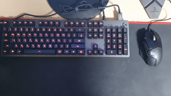 로지텍 지허브 조명 설정1