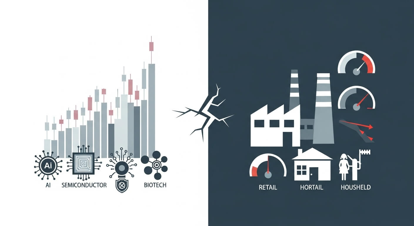 상승장의 실체 (코스닥 vs 실물경제)