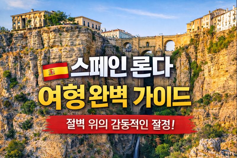 🇪🇸 스페인 론다 여행 완벽 가이드｜절벽 위 도시의 감동, 놓치면 후회합니다