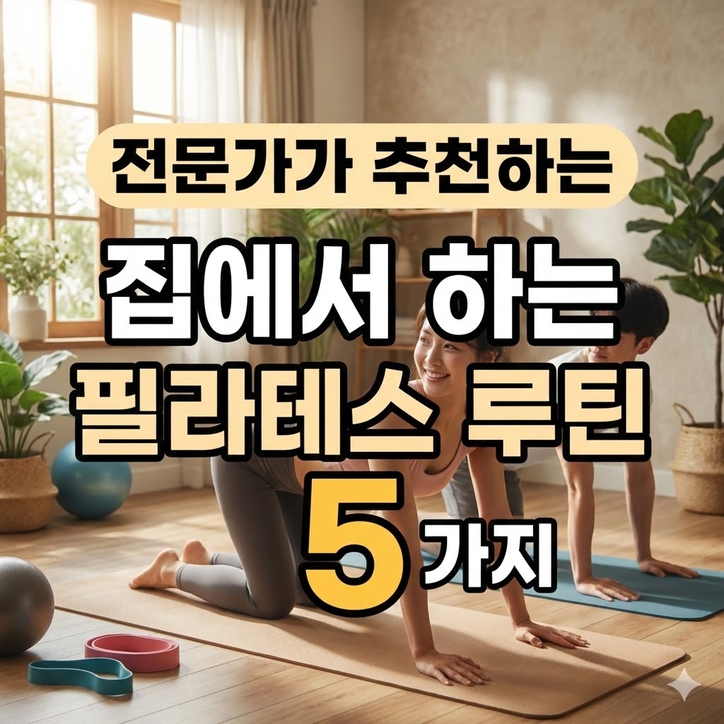 전문가가 추천하는 집에서 하는 필라테스 루틴 5가지