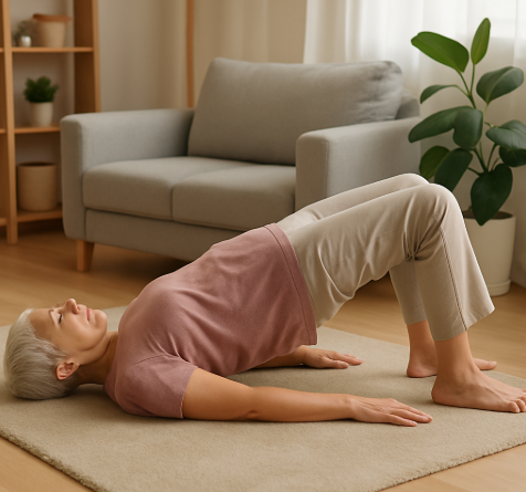 골반 건강을 위한 스트레칭 자세