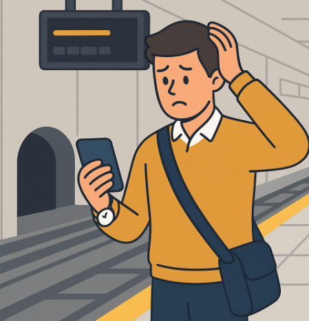 지하철 지연증명서 모바일 발급방법