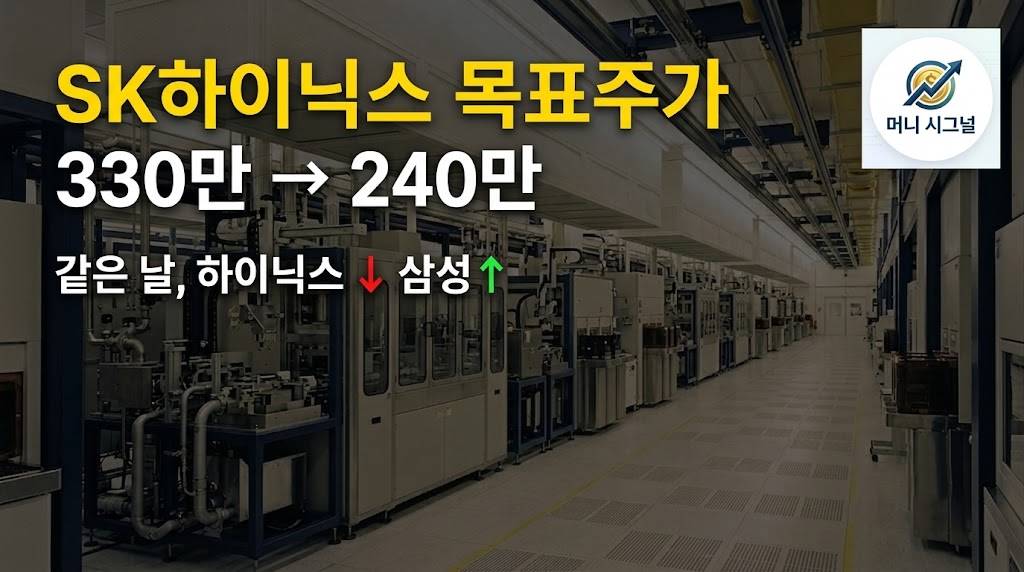 SK하이닉스 목표주가 하향