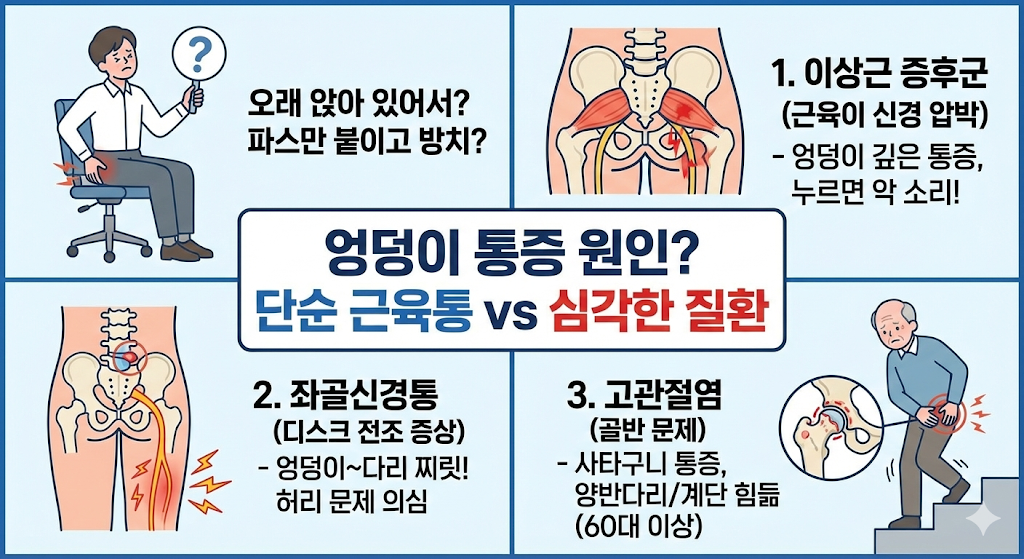 엉덩이 통증