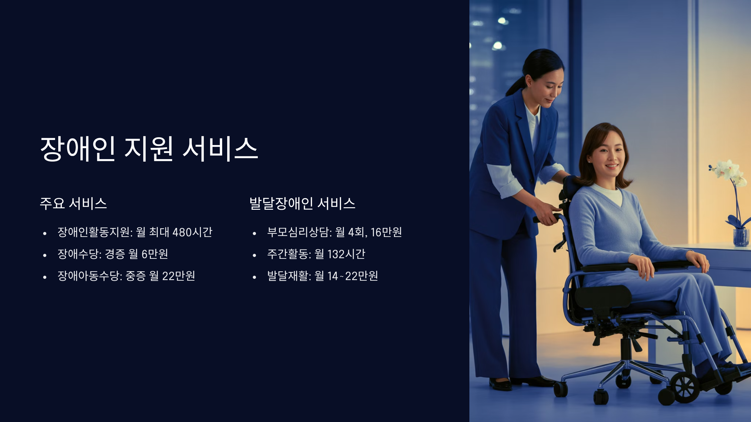 장애인 지원 서비스