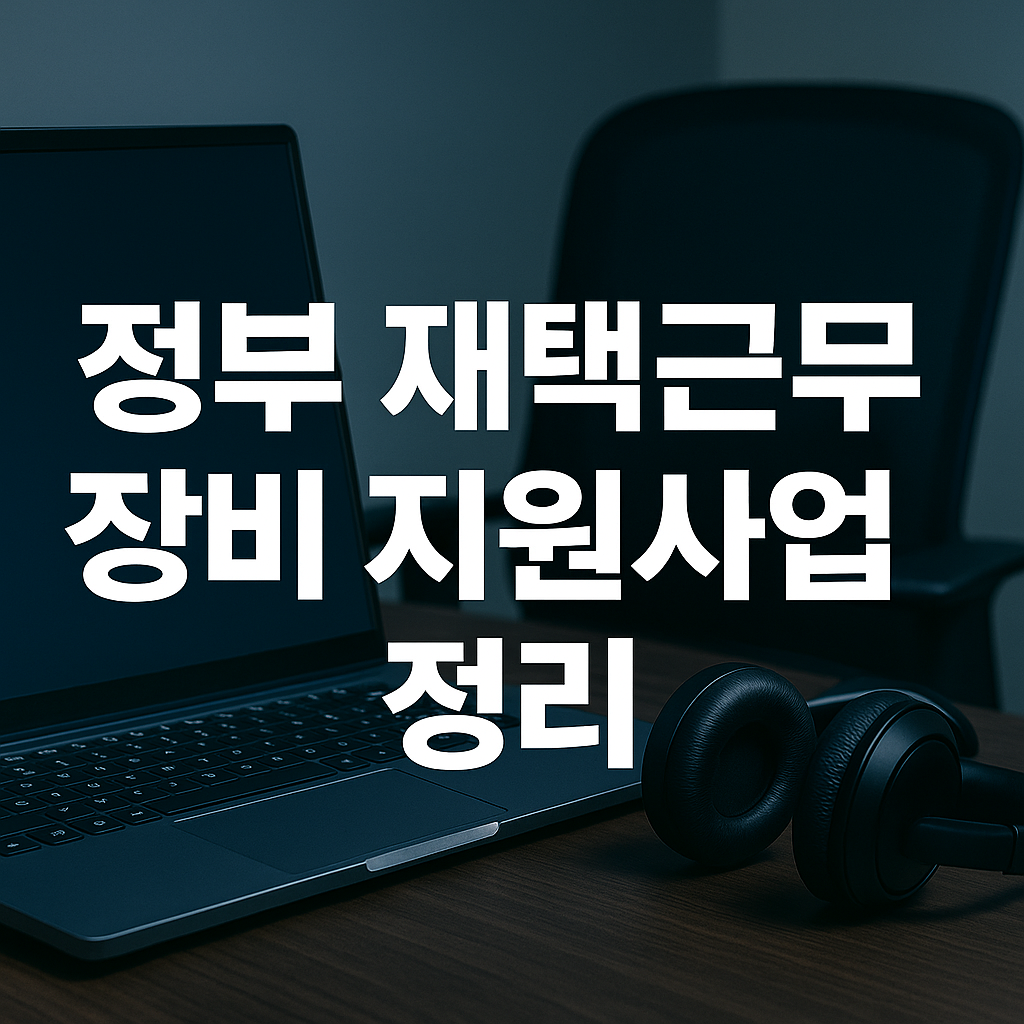 재택근무 장비 보조금 최대 2천만 원
