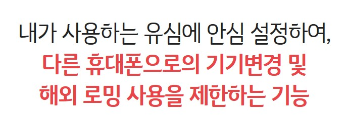 KT 유심보호 서비스