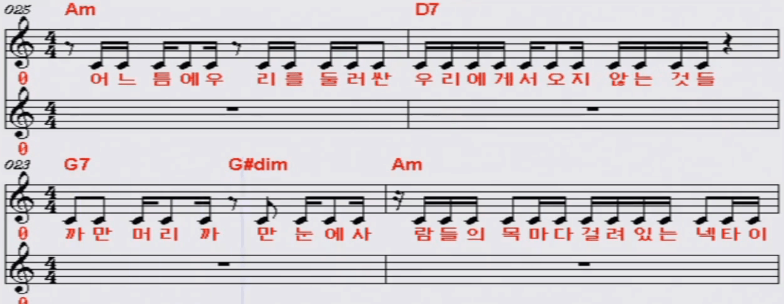 신해철 재즈카페 악보