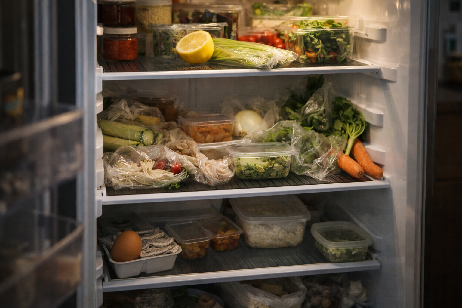 냉장고에 남은 식재료