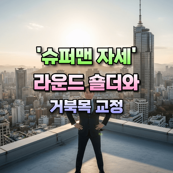 라운드숄더와거북목교정