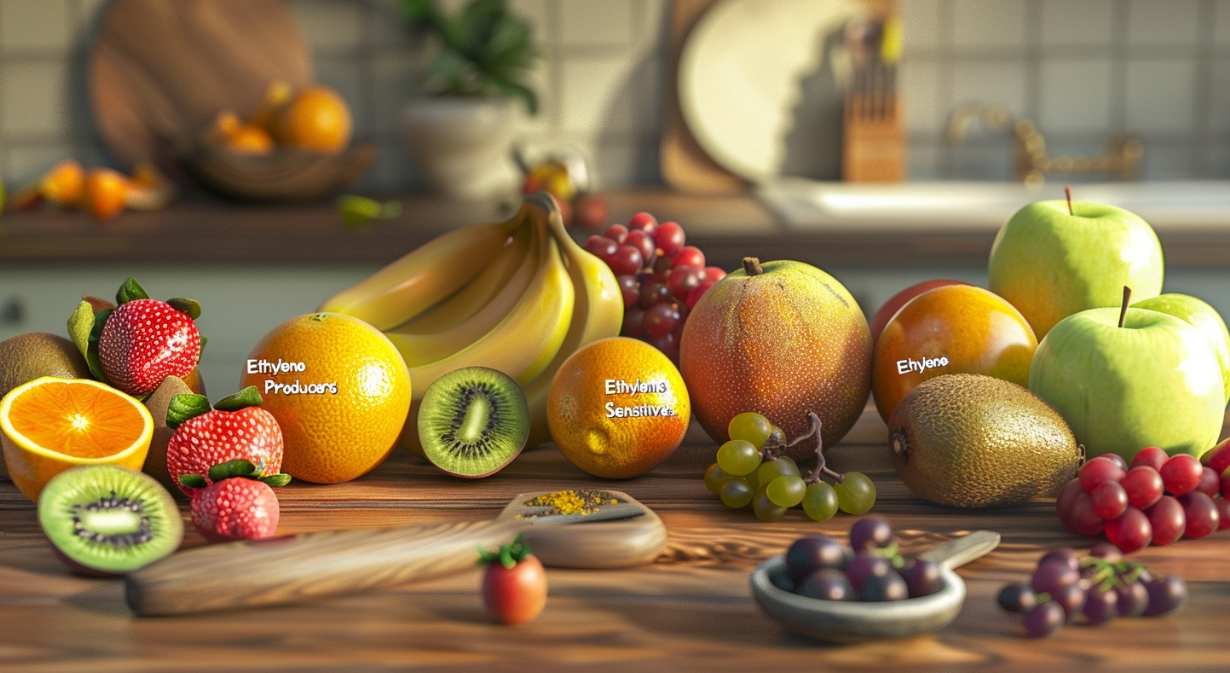 에틸렌에 민감한 과일과 그렇지 않은 과일의 구분, 그리고 현명한 보관법