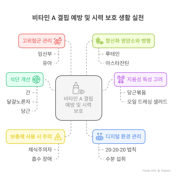 시력 보호 생활 실천법