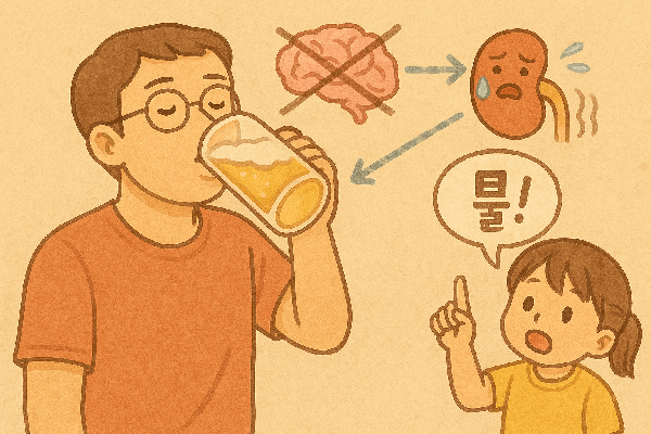 아빠는 맥주 마시고 왜 더 물을 마실까?｜몸이 보내는 진짜 신호