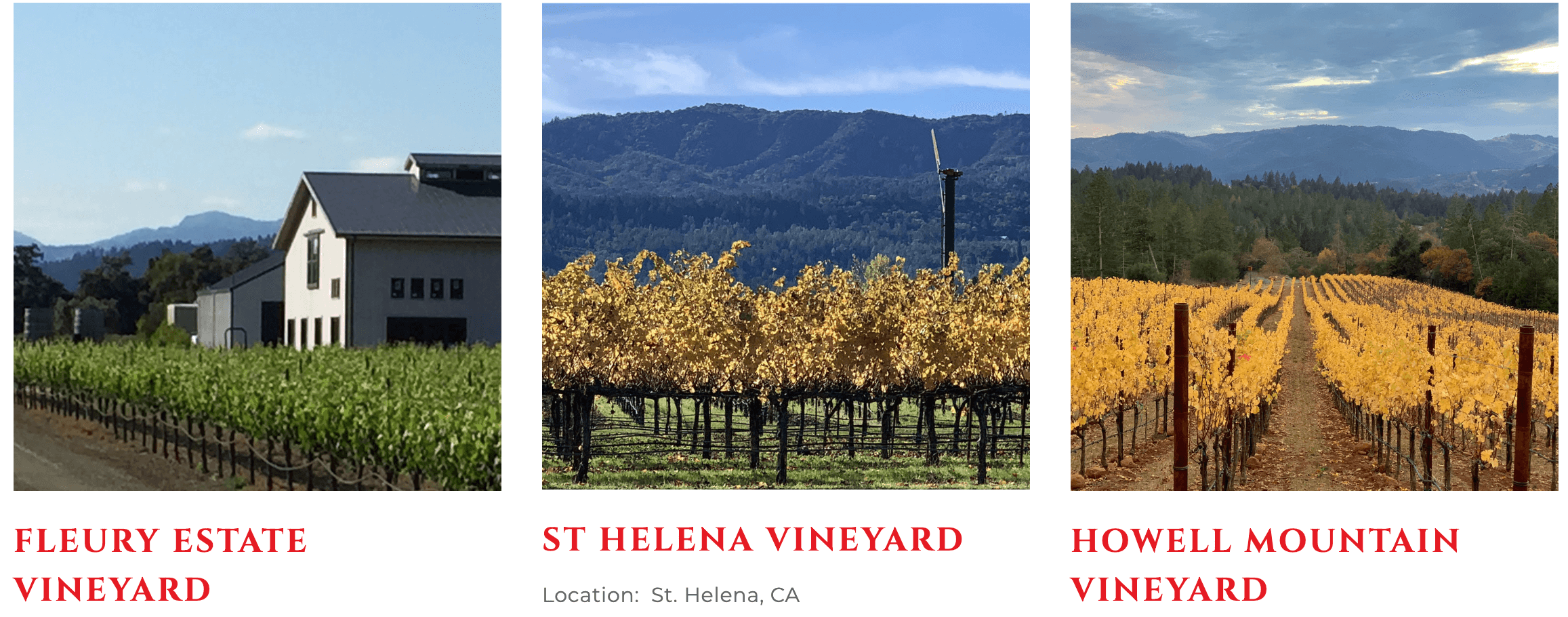 fleury estate 와이너리