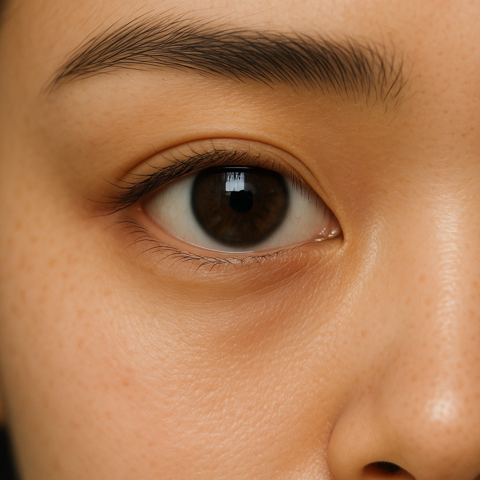 눈의 피로가 없는 건강한 눈