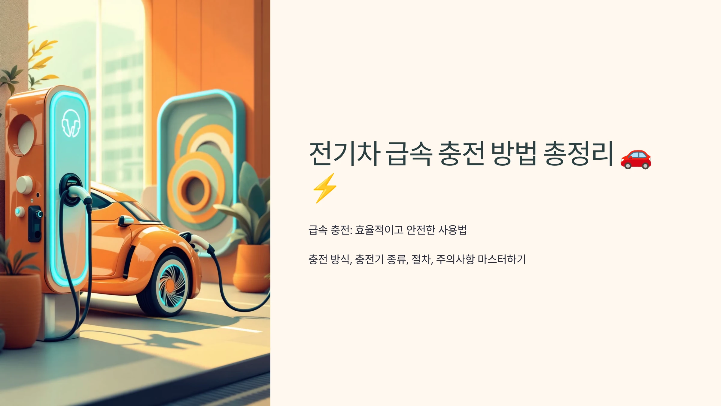 전기차-급속-충전-방법