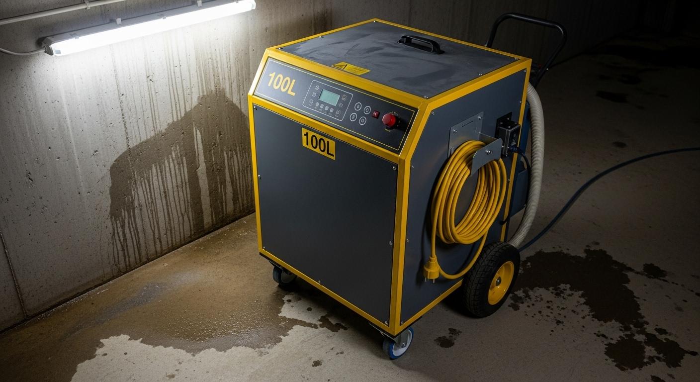 업소용제습기 100l 공장 이동식 대용량