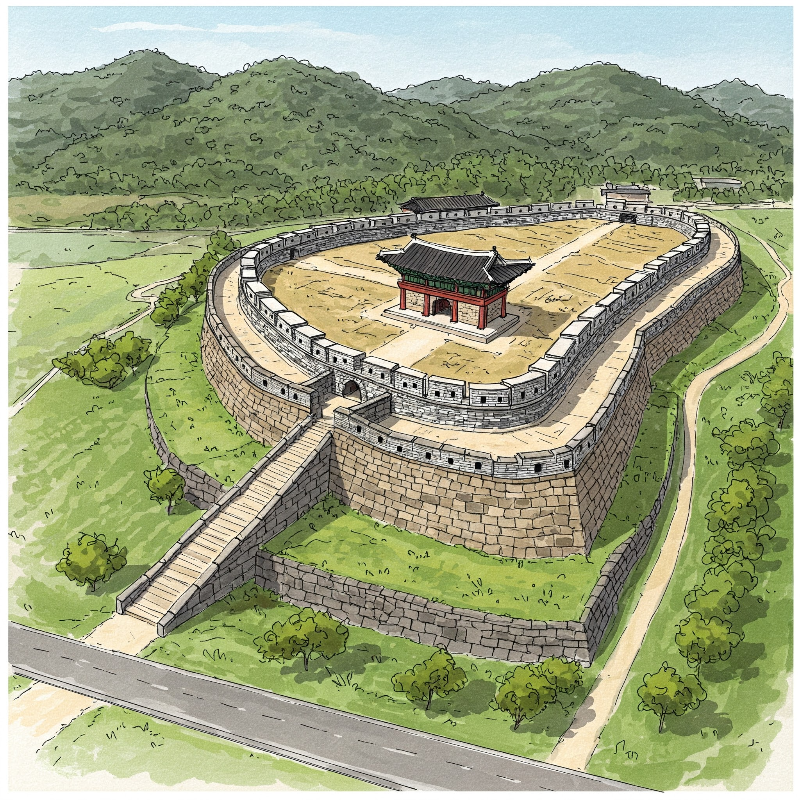 남한산성 상상도