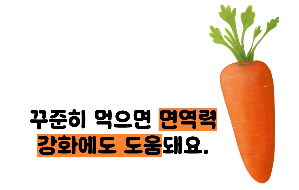 당근 효능 부작용