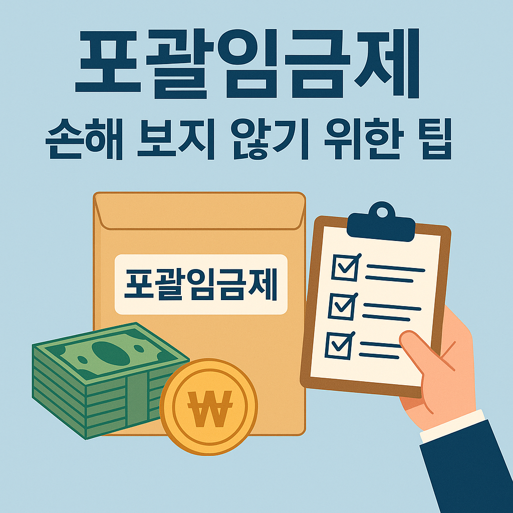 포괄임금제 손해보지않기 위한 팁