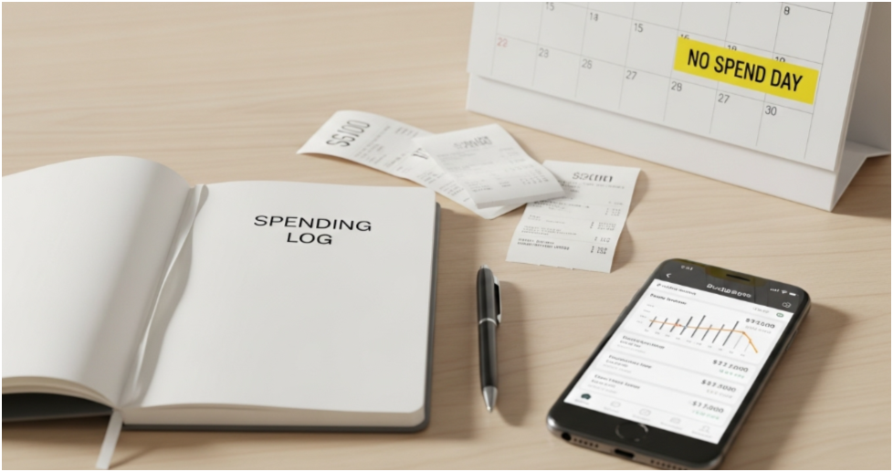 지출관리 가계부, 무지출데이 달력표기 이미지