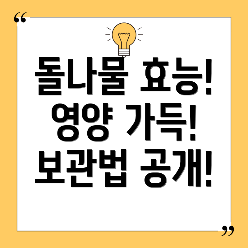 돌나물