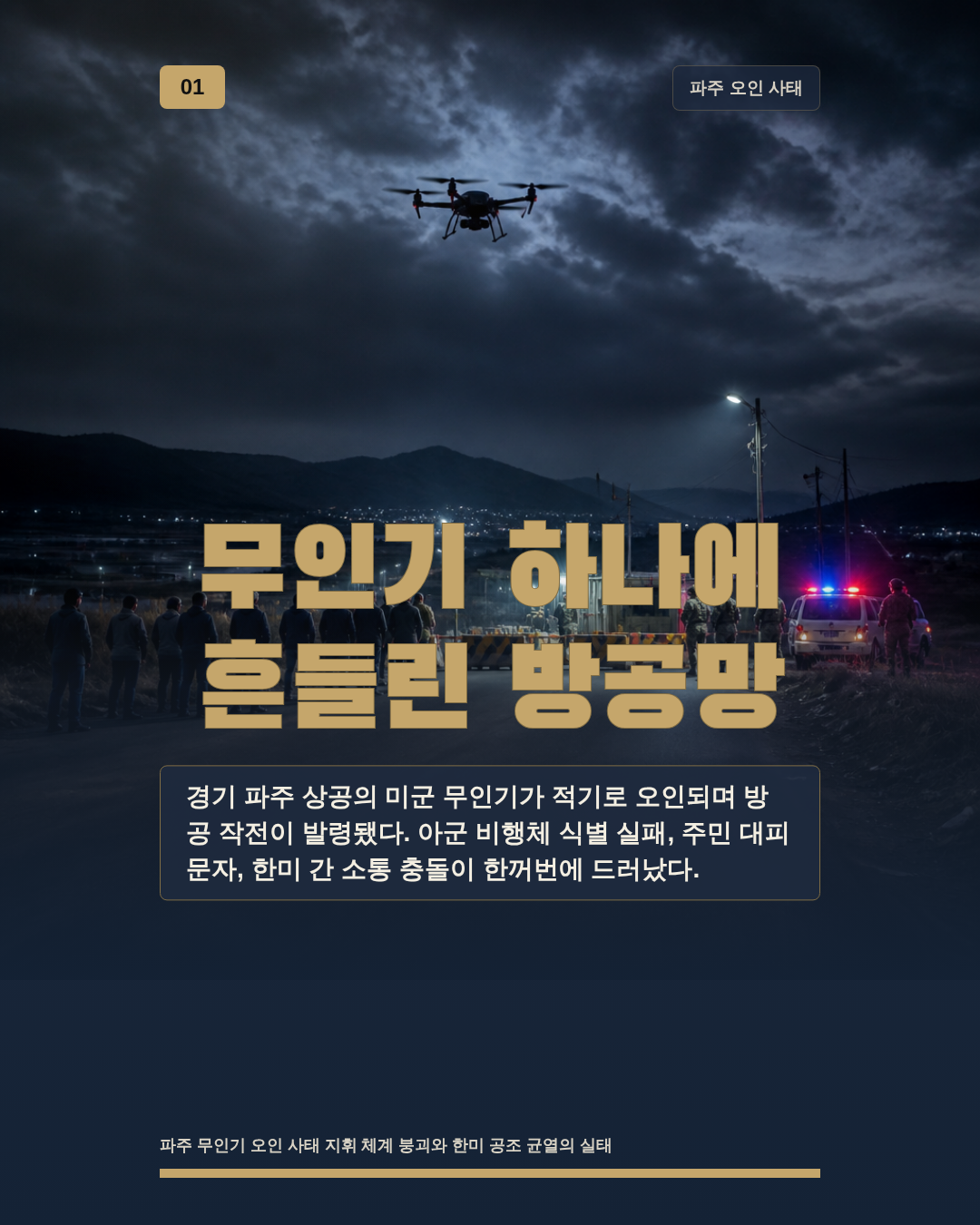 무인기 하나에 흔들린 방공망