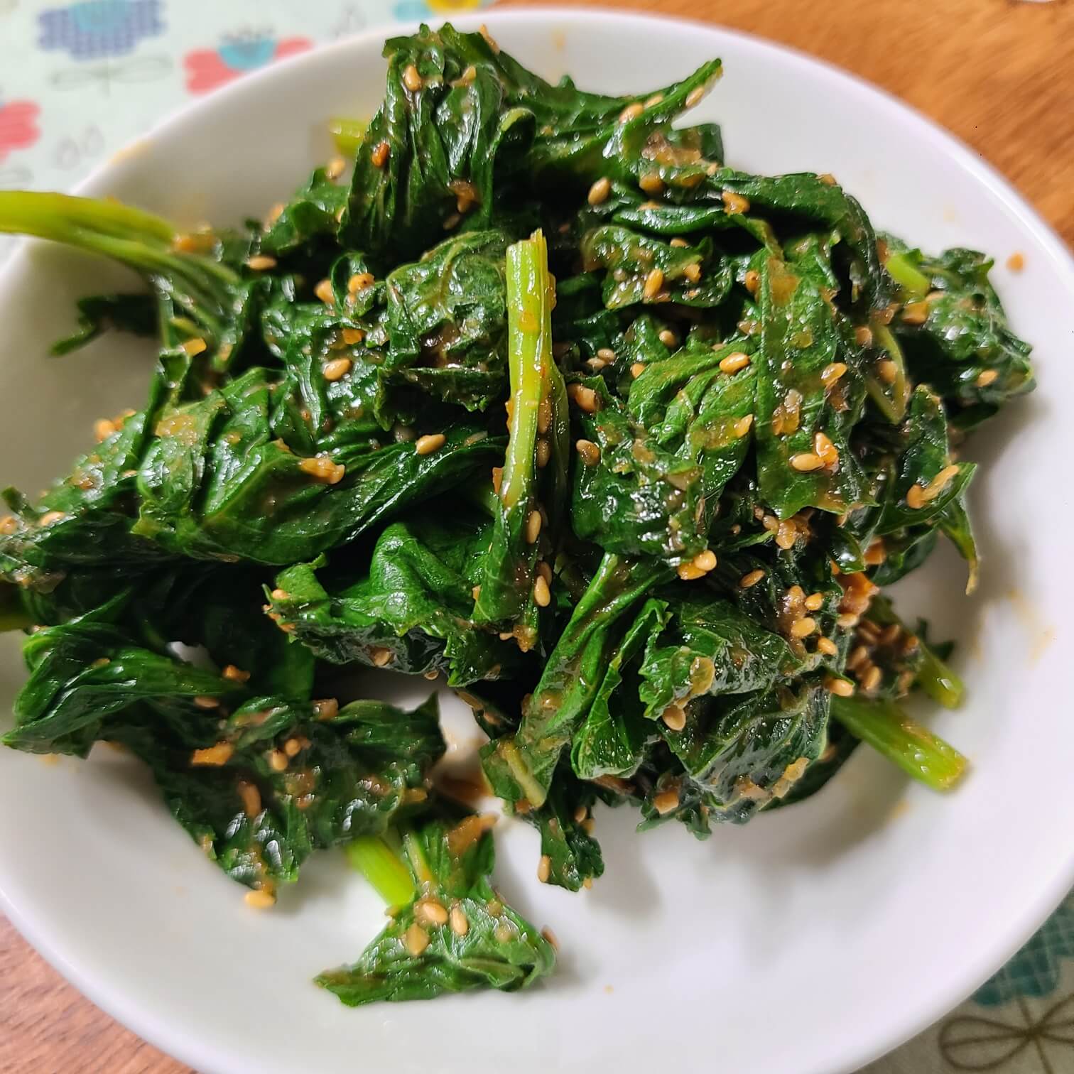 곰취나물무침