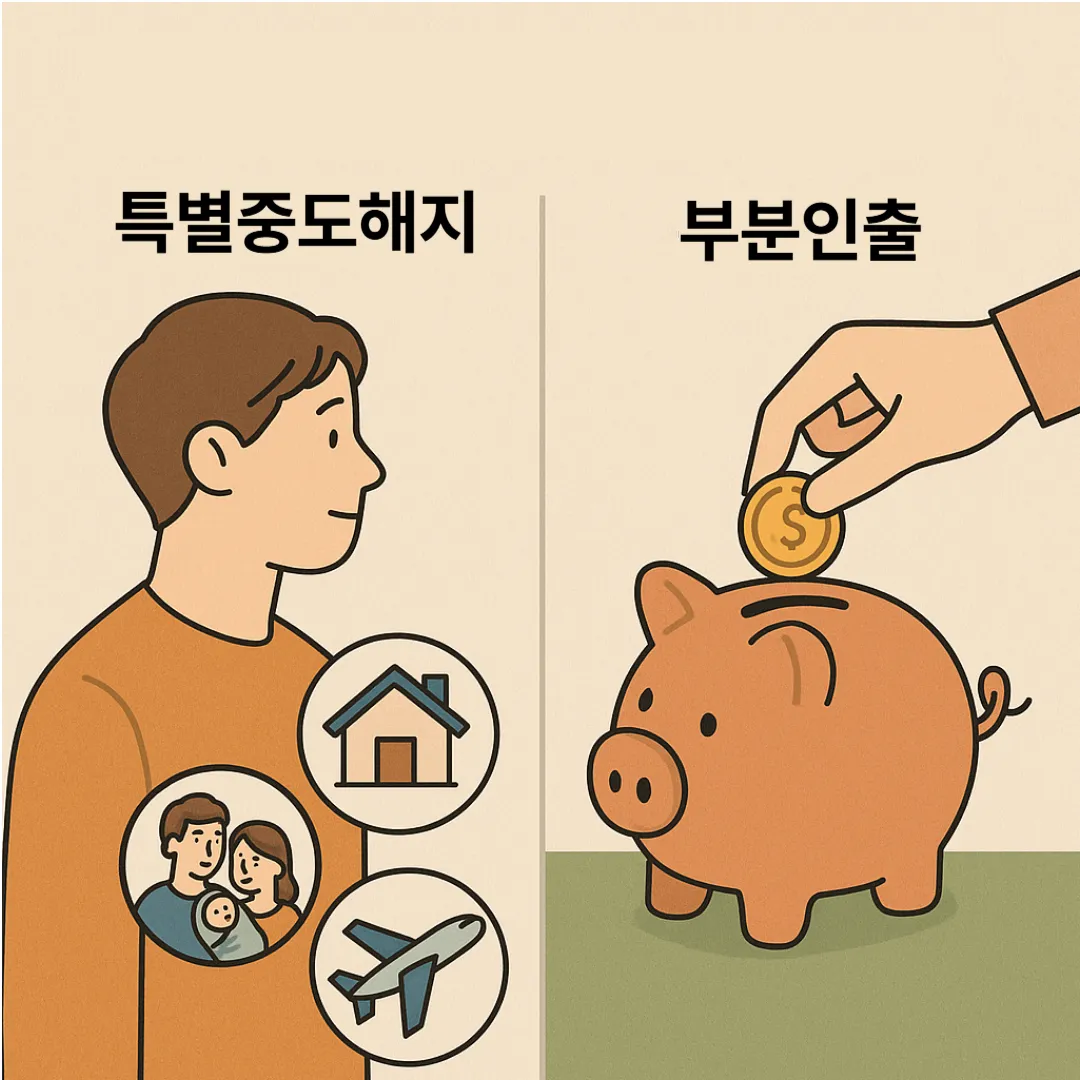 청년도약계좌 정부기여금 및 특별중도해지, 부분인출 유의사항 안내