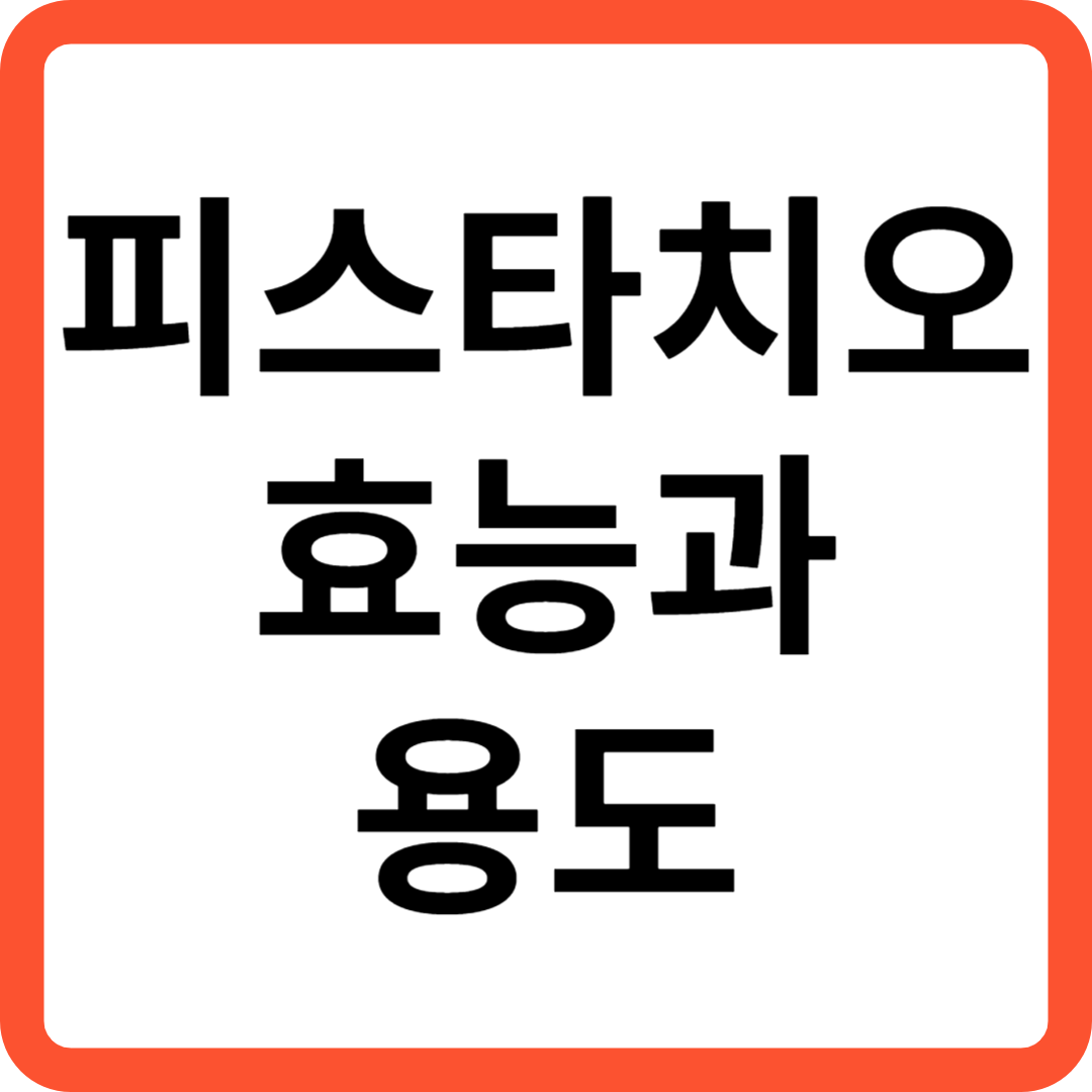 피스타치오 효능과 용도