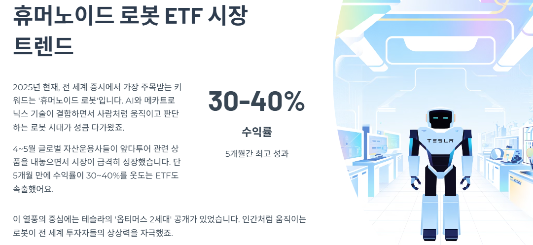 휴머노이드 로봇 ETF 시장 트렌드