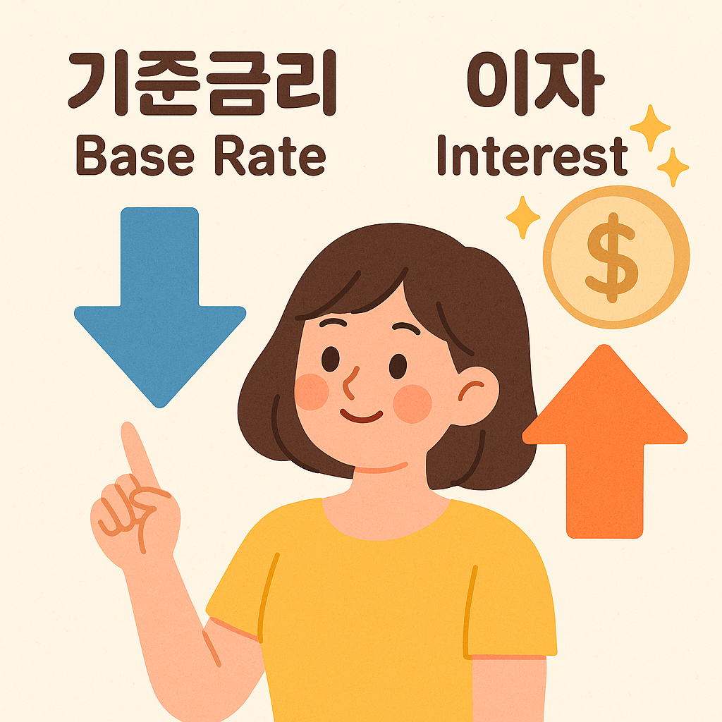 기준금리 개념과 이자율과의 관계 관련 사진