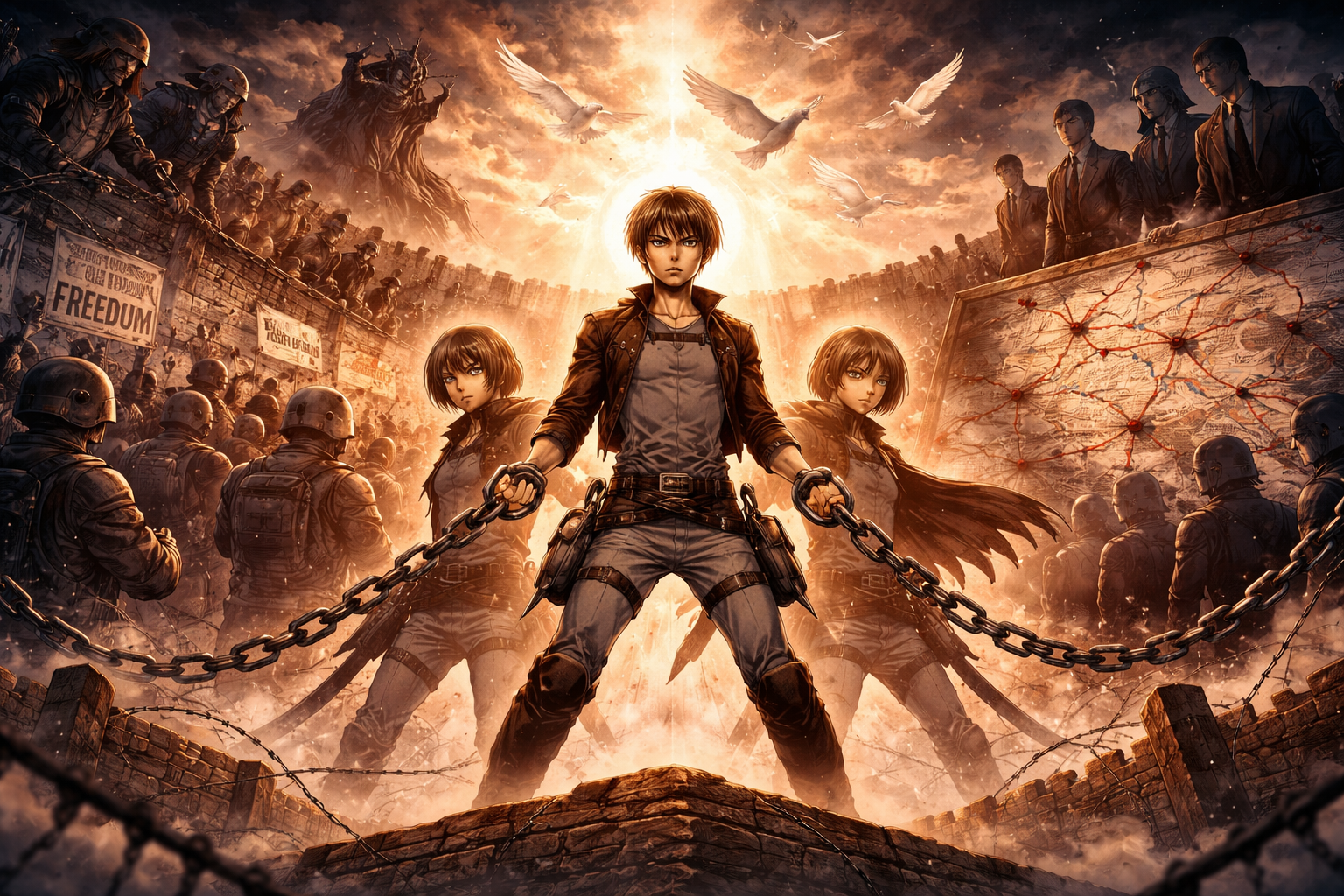 진격의 거인이 현대 사회와 닮아 보이는 이유(경계, 역사, 책임)