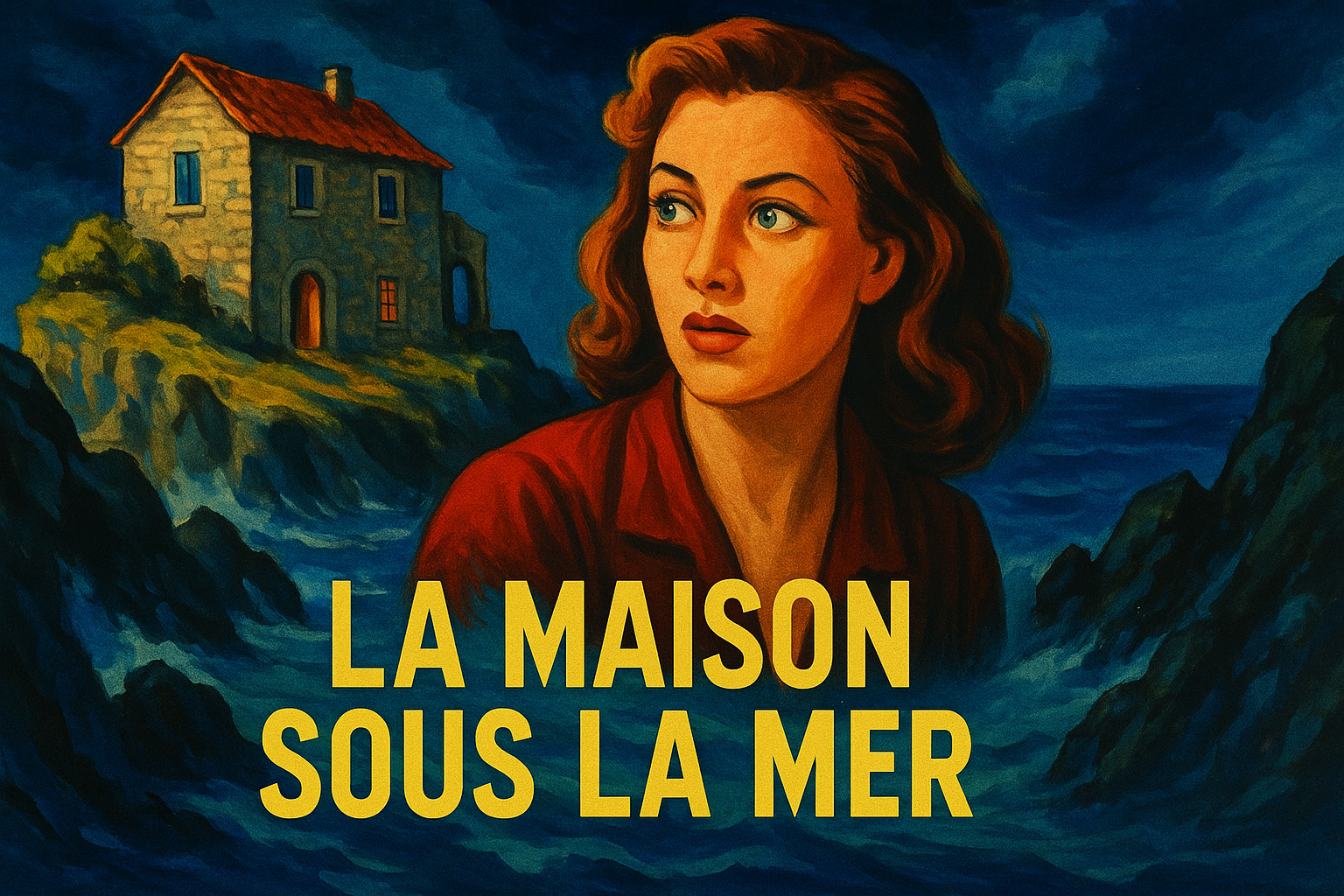《La Maison Sous la Mer》영화포스터(Ai생성이미지)