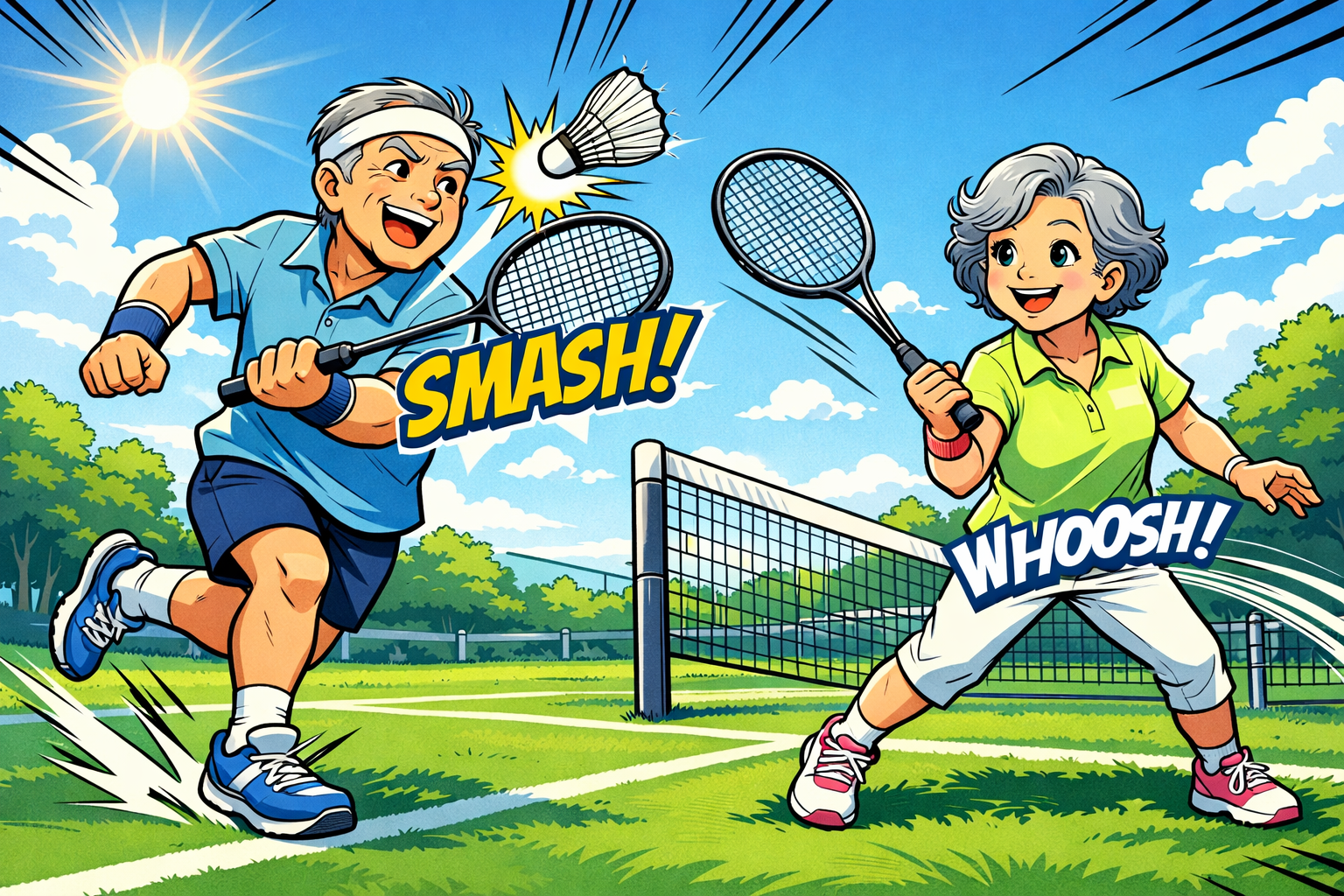 노년층을 위한 배드민턴