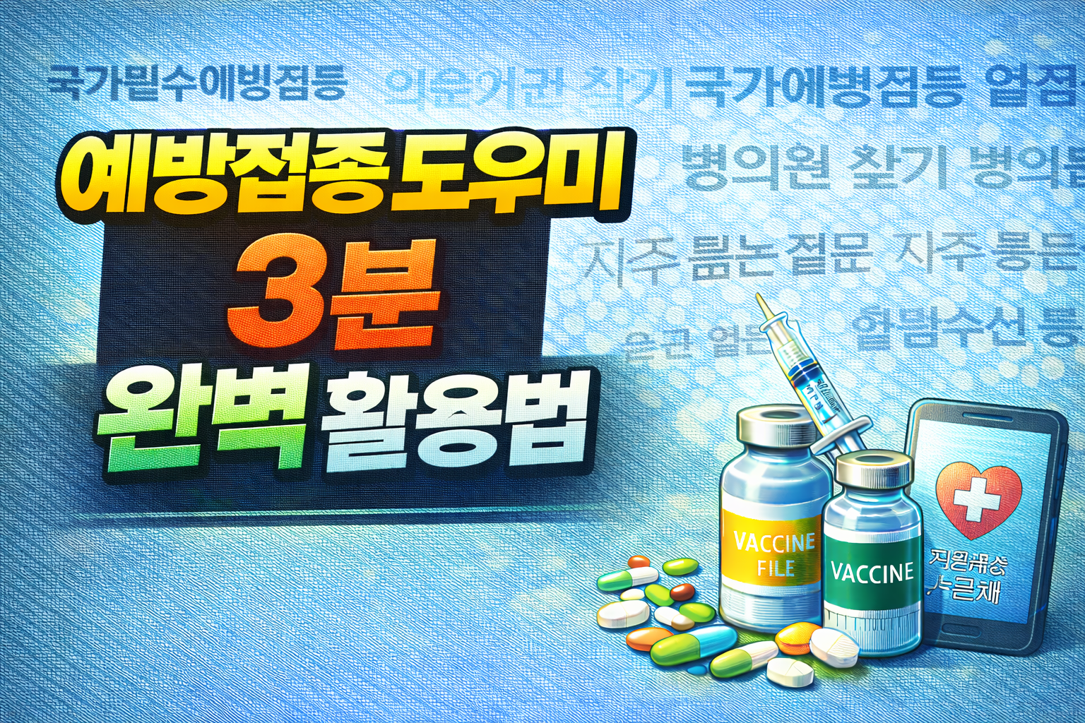 예방접종 도우미 3분 완벽 활용법