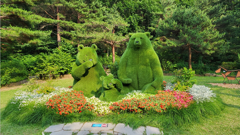 강릉 솔향수목원 입구 전경