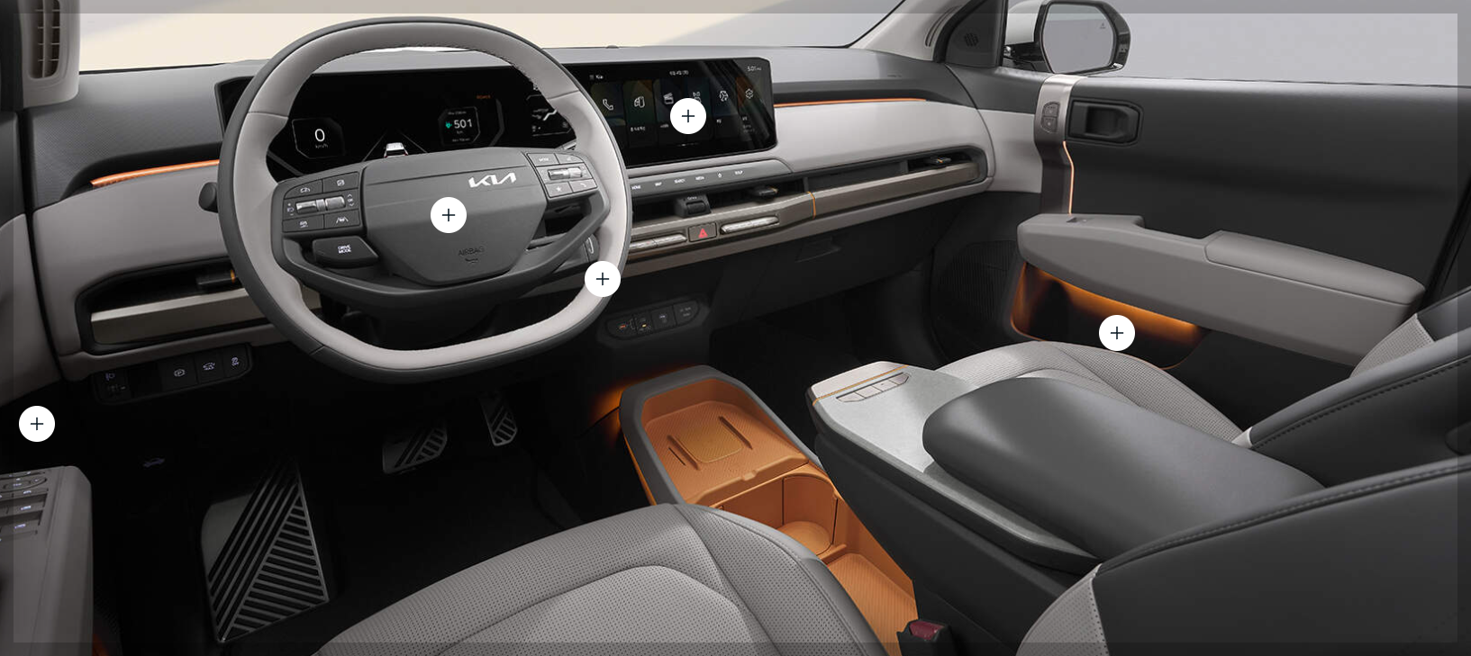 The kia ev3_내부