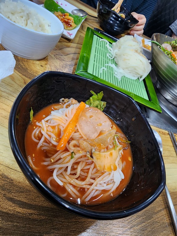 갱수네맛집 물회 소면추가