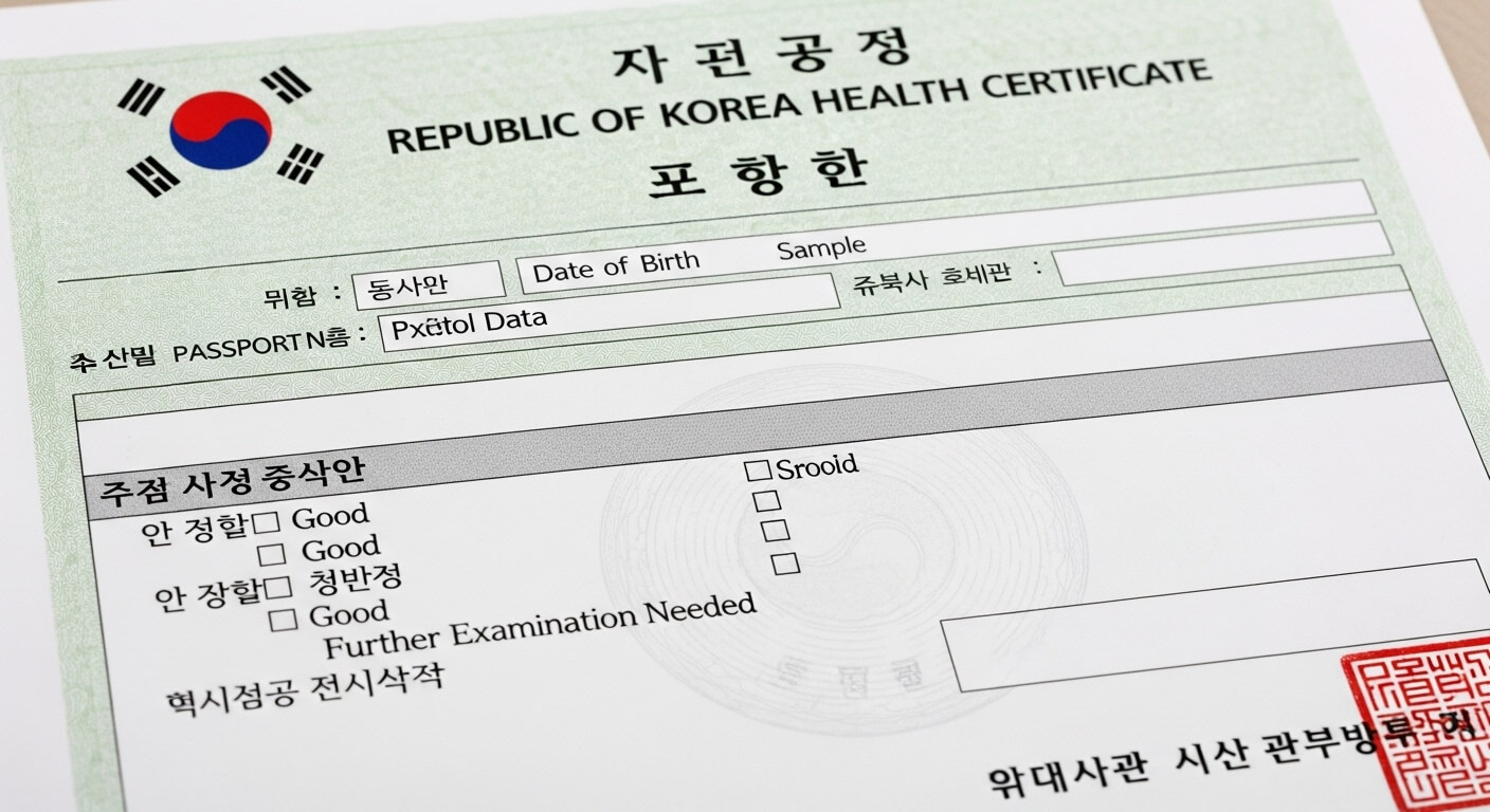 보건증 검사항목