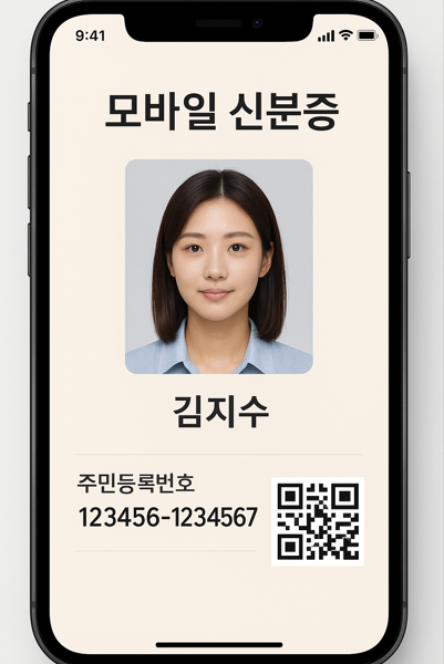 모바일 신분증 관련 이미지