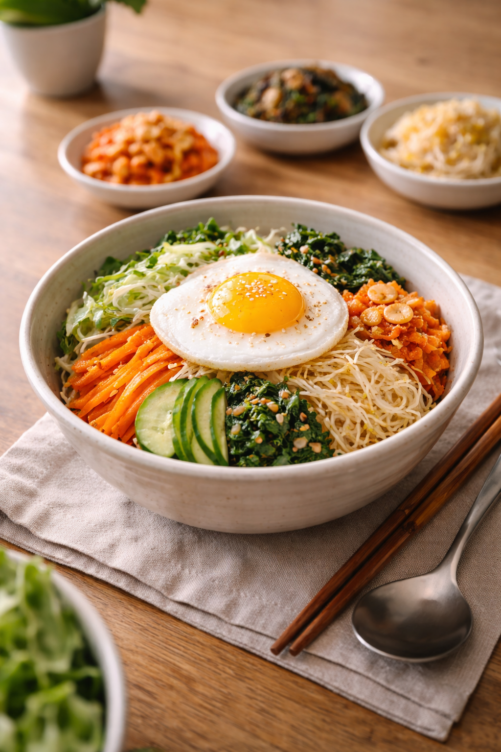 봄동 비빔밥 5분 만에 완성하는 법