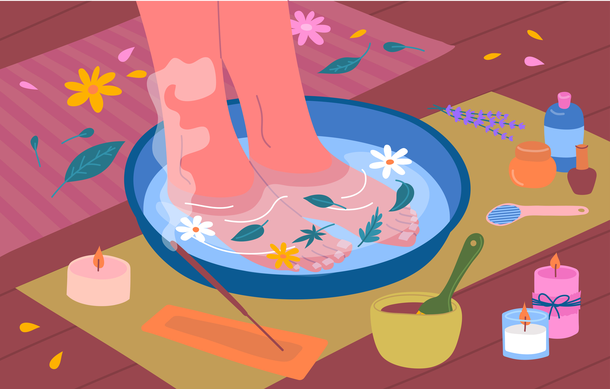 하체 붓기 해소에 효과적인 족욕