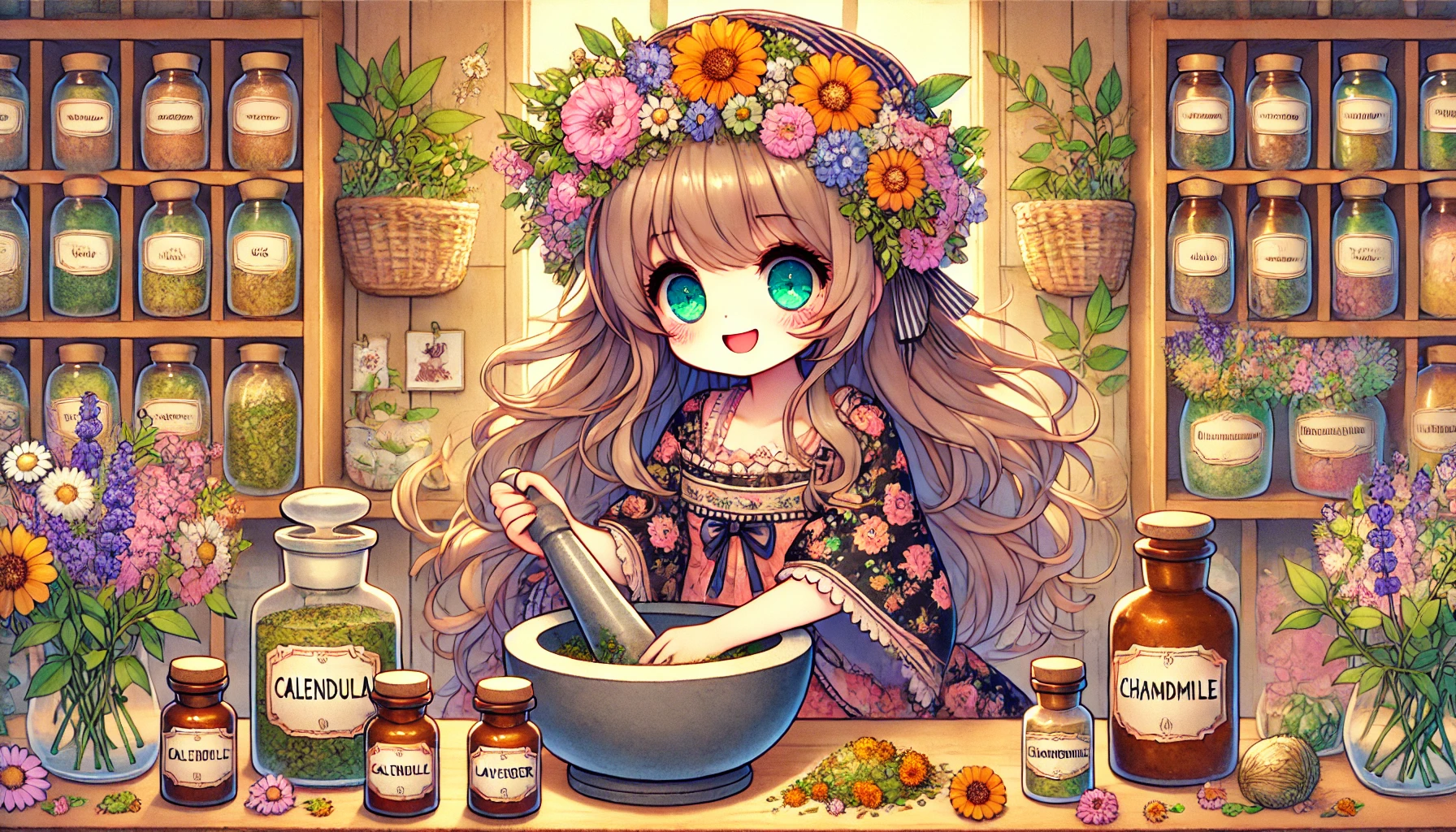 허브로 만드는 천연 약품