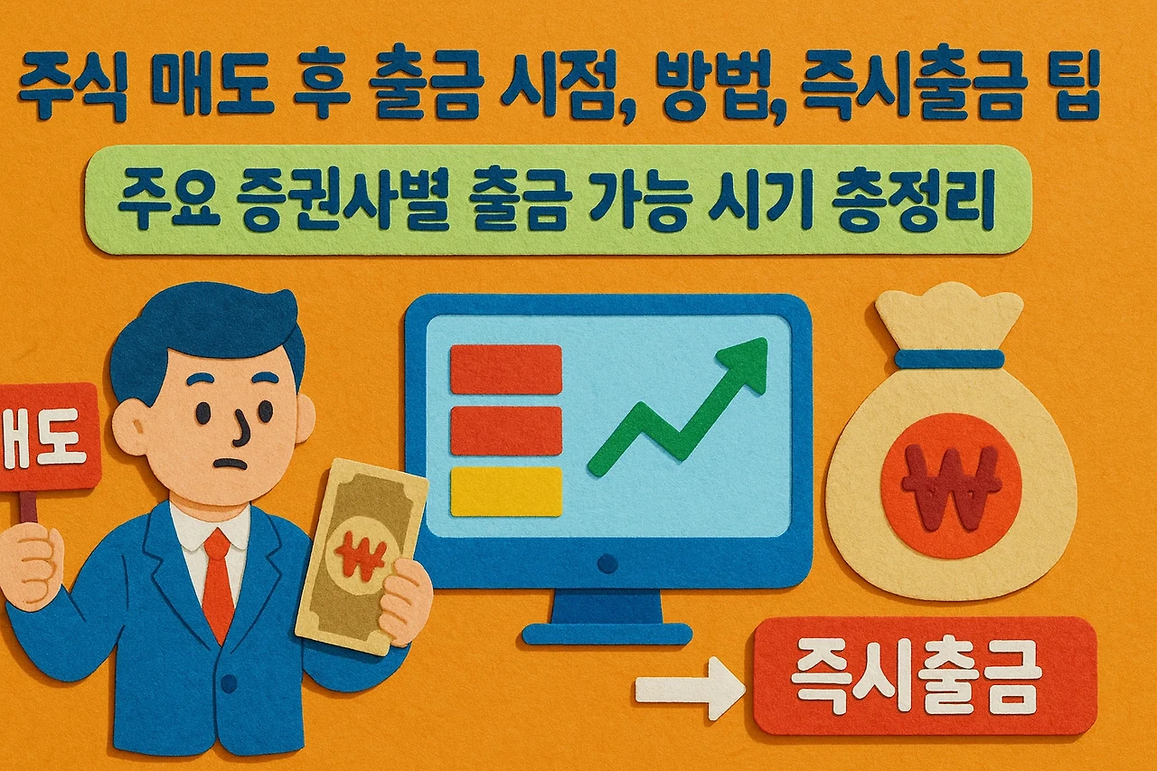 주요 증권사별 출금 가능 시기 총정리