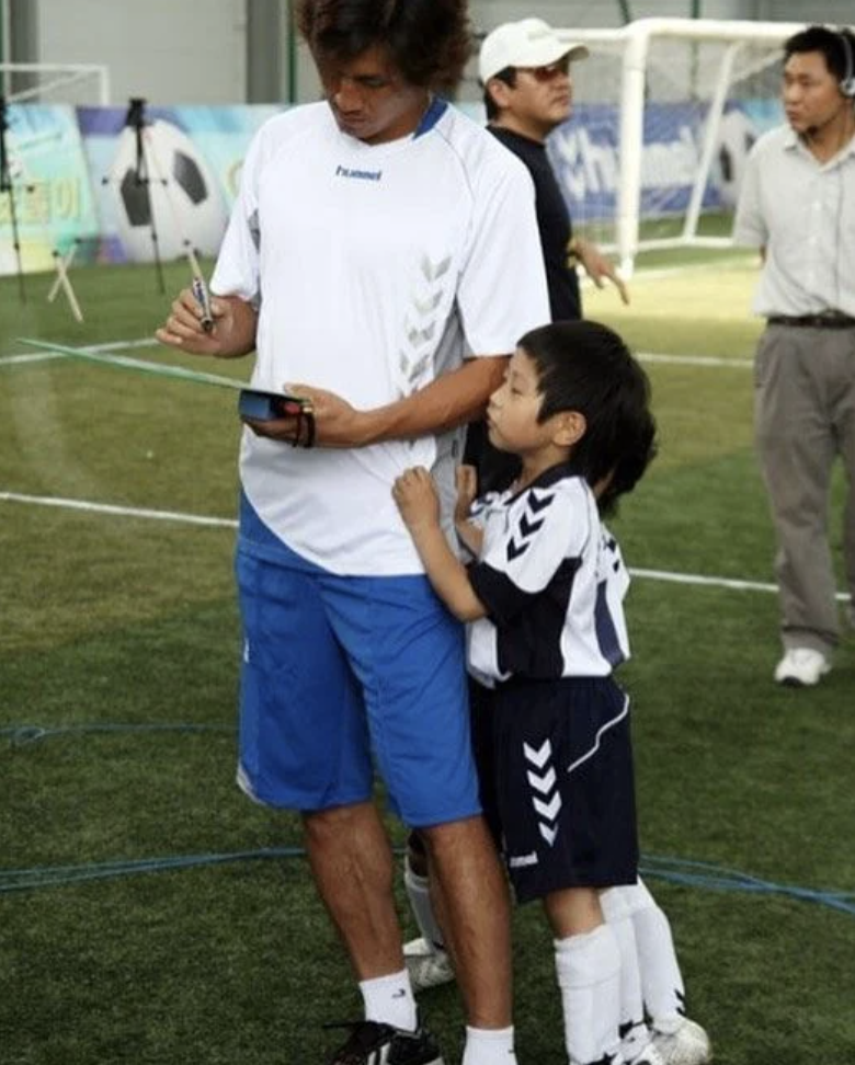 이강인 유상철 사제지간