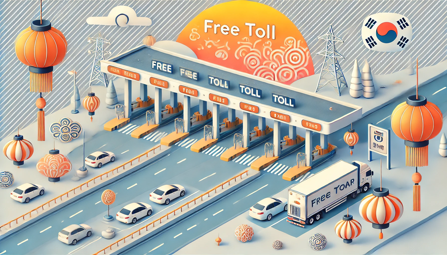 설 연휴 고속도로 통행료 면제와 공공 주차장 무료 개방